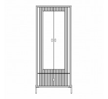 Шкаф комбинированный в гостиную Люксор МН-042-02 Шкаф комбинированный в гостиную Люксор МН-042-02