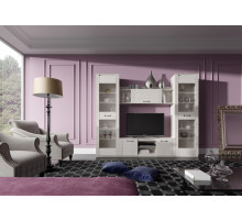 Гостиная Элана от МебельГрад, комплектация 1, цвет Бодега белая