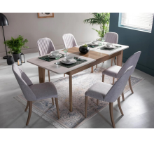 Стол обеденный Мавенна (Mavenna), раскладной MAVN-14 Стол обеденный Мавенна (Mavenna), раскладной MAVN-14